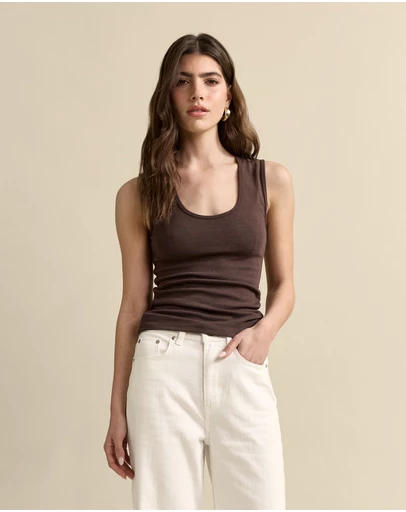 MVN - Soft Scoop Neck Top