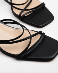RAID - Charli Black Kitten Heels Mule