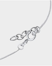 Elli Jewelry - Necklace Kids Butterfly Enamel Pastel 925 Sterling Silver