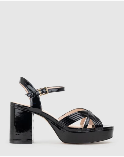 Edward Meller - RAYNE80 Strappy Crossover Platform Sandal