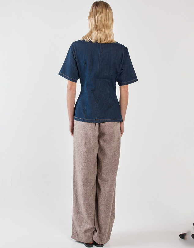 Sass - Abi Fitted Denim Tee