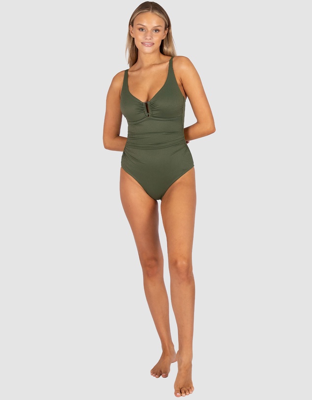 Baku Swimwear - Rococco D/E Cup Ring Front One Piece Swimsuit