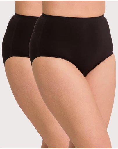 Ava & Audrey  - Underbliss by Ava & Audrey Invisibliss No Show Seamless Full Brief 2 Pack