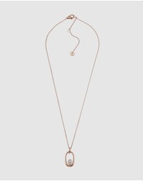 Skagen - Agnethe Rose Gold Tone Pendant Necklace