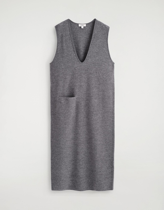 COS - Boiled-Wool Midi Dress