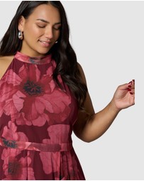 Pink Dusk by Curve Project - Kiss Kiss Maxi Dress