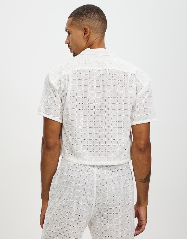 Merlino Street - Embroidered Amalfi Button-Up Shirt