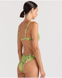 Poolside Paradiso - Tropico High Cut Band Bikini Bottom - Margarita