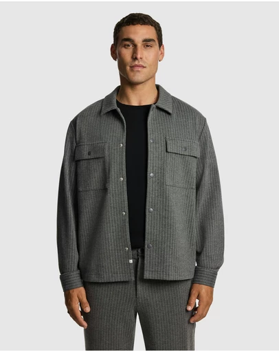 yd. - Phoenix Pinstripe Overshirt