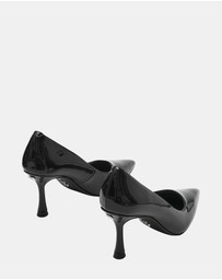 Steve Madden - Can-Do Black Patent Heels
