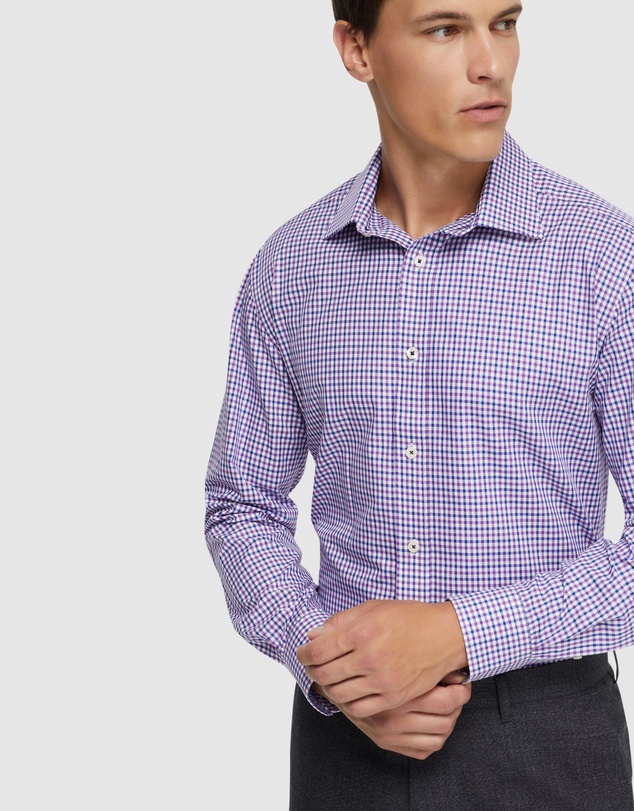 Oxford - Islington Cotton Small Check Shirt