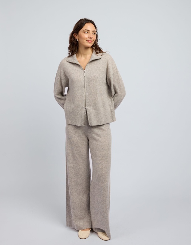 Huntly - Margot Cashmere Zip Jacket