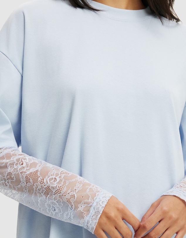 Cotton On Body - Oversized Layered Long Sleeve Top