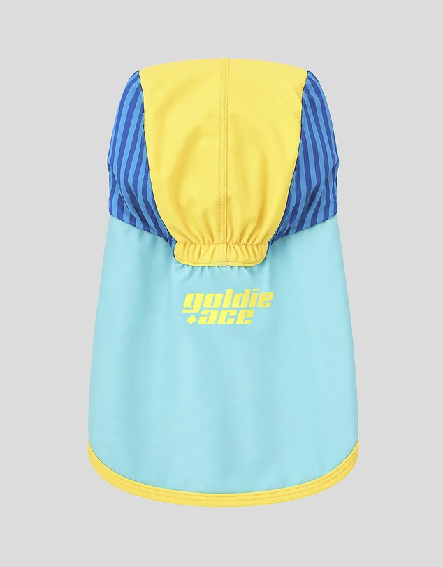 Goldie + Ace - Stripe Panel Legionnaries Swim Hat - Babies-Kids