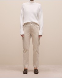 Trenery - Cord Five Pocket Boyfriend Pant in Fawn