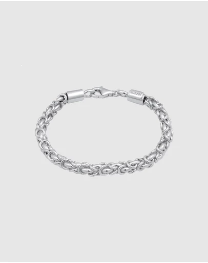 Kuzzoi - ICONIC EXCLUSIVE - Classic Byzantine Chain Bracelet in 925 Sterling Silver
