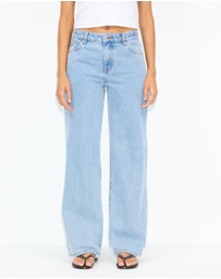 Dazie - Rome Baggy Low Rise Denim Jeans