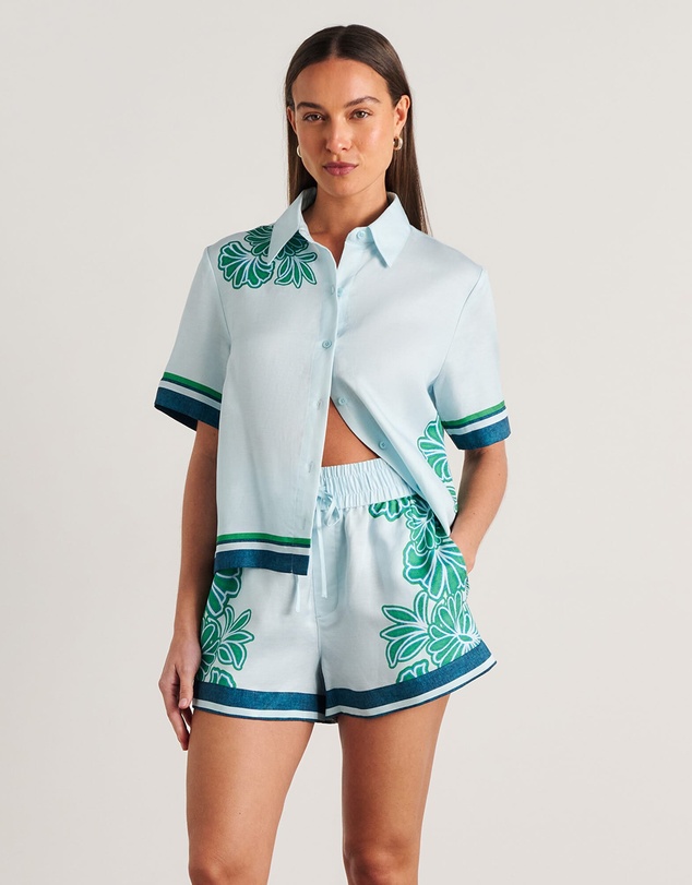 Jag - Flora Striped Shirt