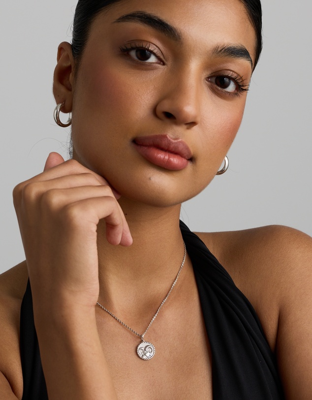 Michael Hill - Diamond Accent Aries Zodiac Pendant in Sterling Silver