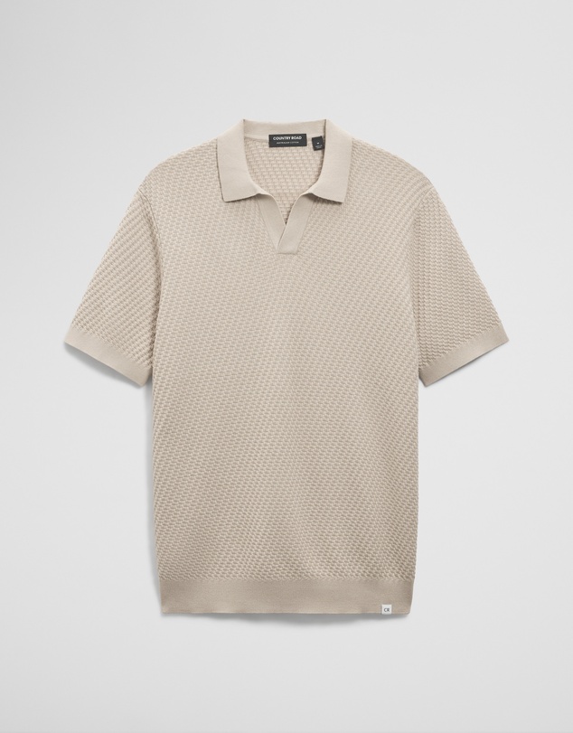 Country Road - Australian Cotton Basket Knit Polo