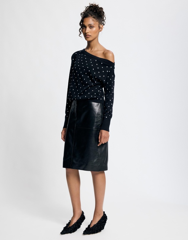 Lover - Ramona Stud Asymmetrical Jumper