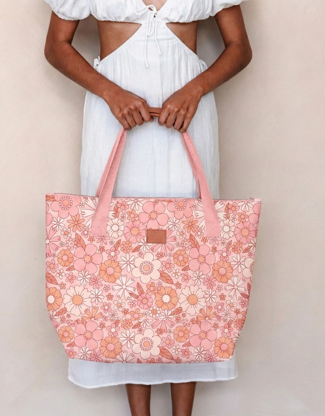 Sky Gazer - The Anywhere Beach Bag- Flower Power