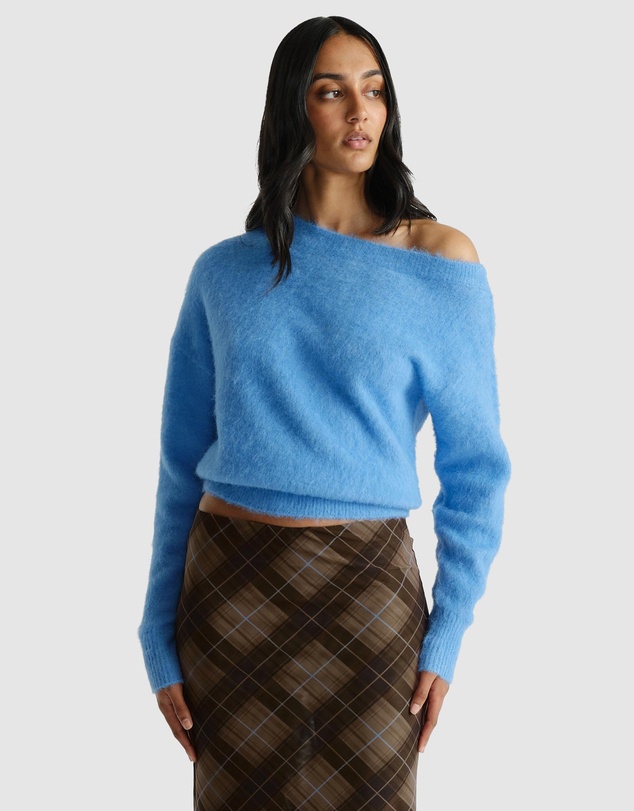 Decjuba - Abigail Tipped Shoulder Knit Jumper