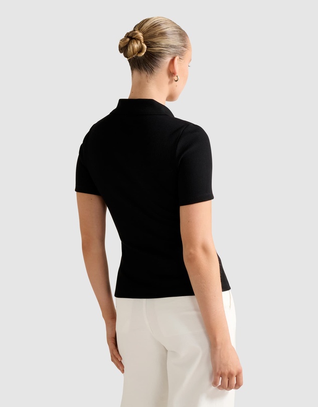 Forever New - Amari Press Stud Polo Neck Top
