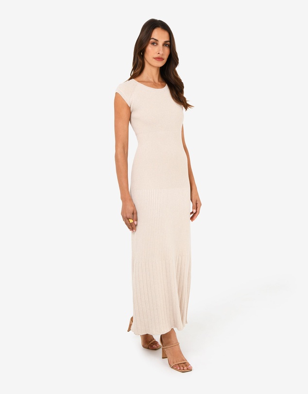 Forcast - Lourdes Ribbed Knit Dress