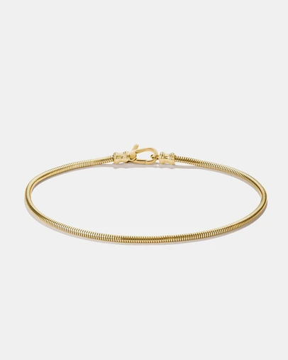THOMAS SABO - Gold-Tone Stainless Steel Snake Chain Bracelet 2mm