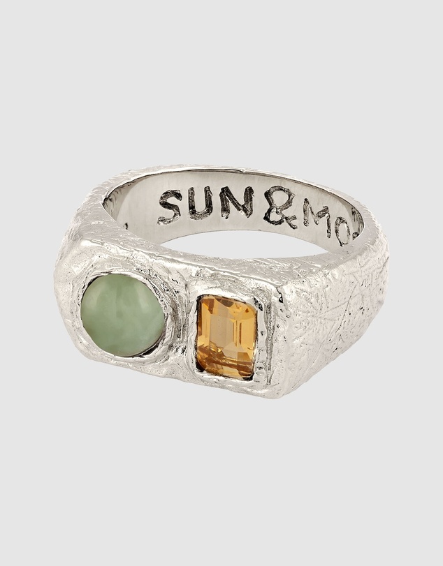 Haze & Glory - Sun and Moon Signet Ring