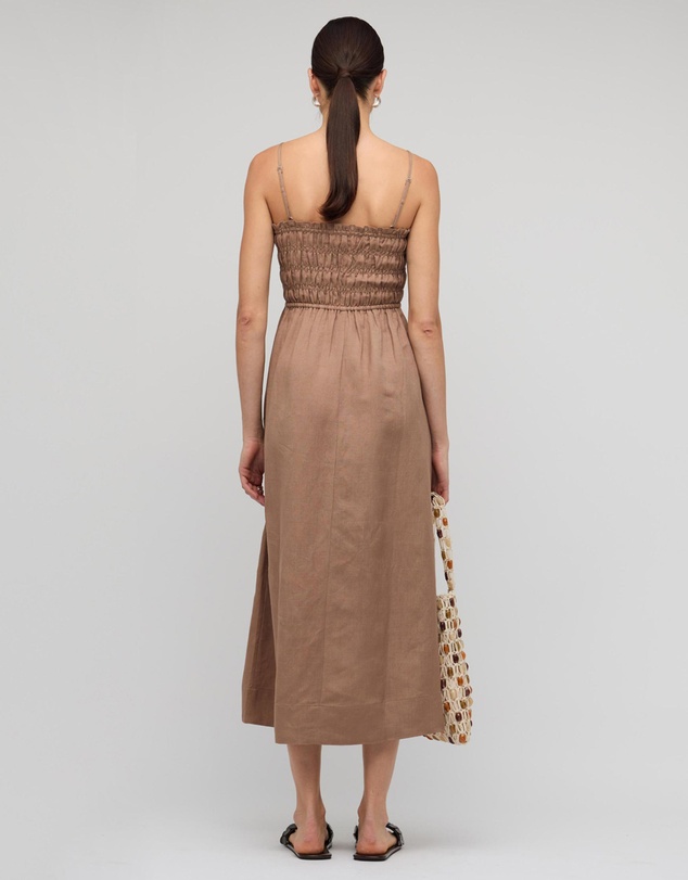 Staple the Label - Alchemy Shirred Midi Dress