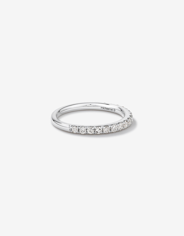Michael Hill - Wedding Band with 0.50 Carat TW of Diamonds in 14kt White Gold