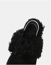 EVERAU - Australian Shepherd Ugg Waffle Curly Platform Cow Suede Upper House Shoes