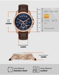 Armani Exchange - Brown Analogue Watch