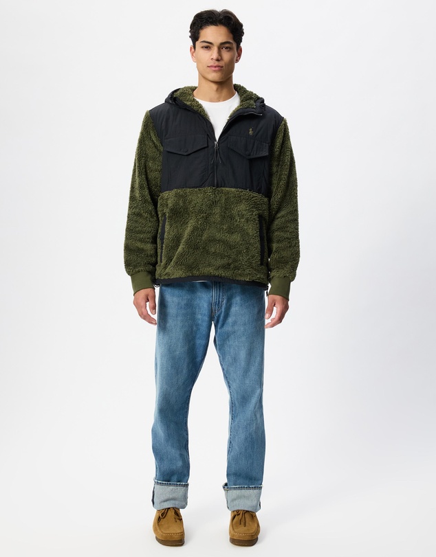 Polo Ralph Lauren - HiPile Half Zip Hybrid Jacket - ICONIC EXCLUSIVE