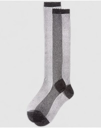 High Heel Jungle - Sheer Magic Knee Sock Black