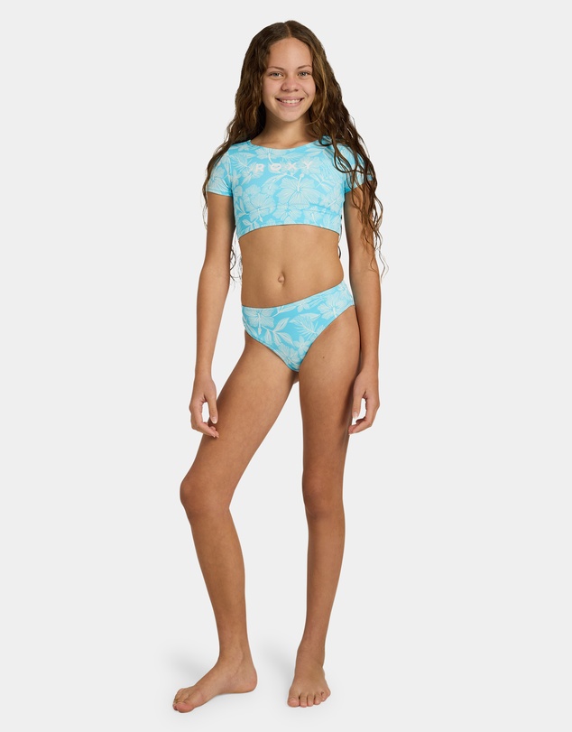 Roxy - Girls 8 to 16 Cargo Dreams Crop Two Piece Swimsuit