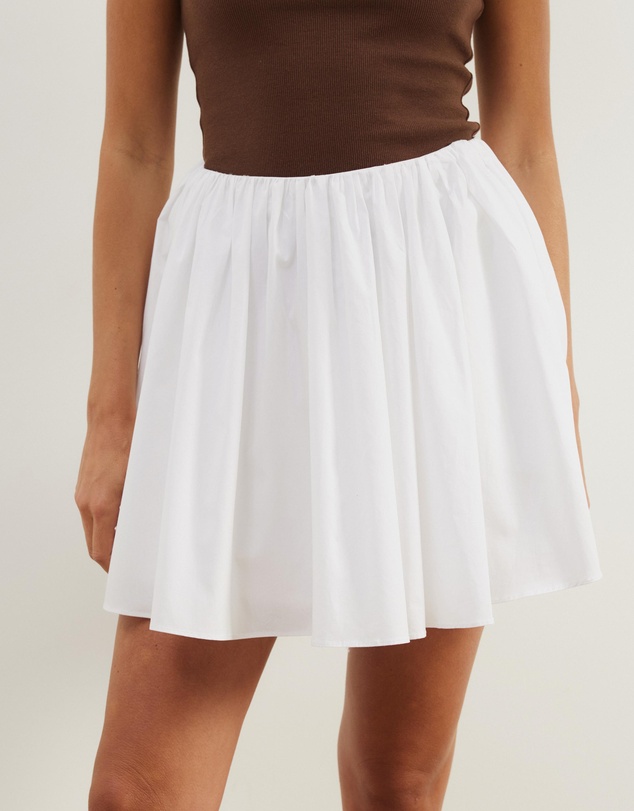 Atmos&Here - Caicos Flare Cotton Mini Skirt