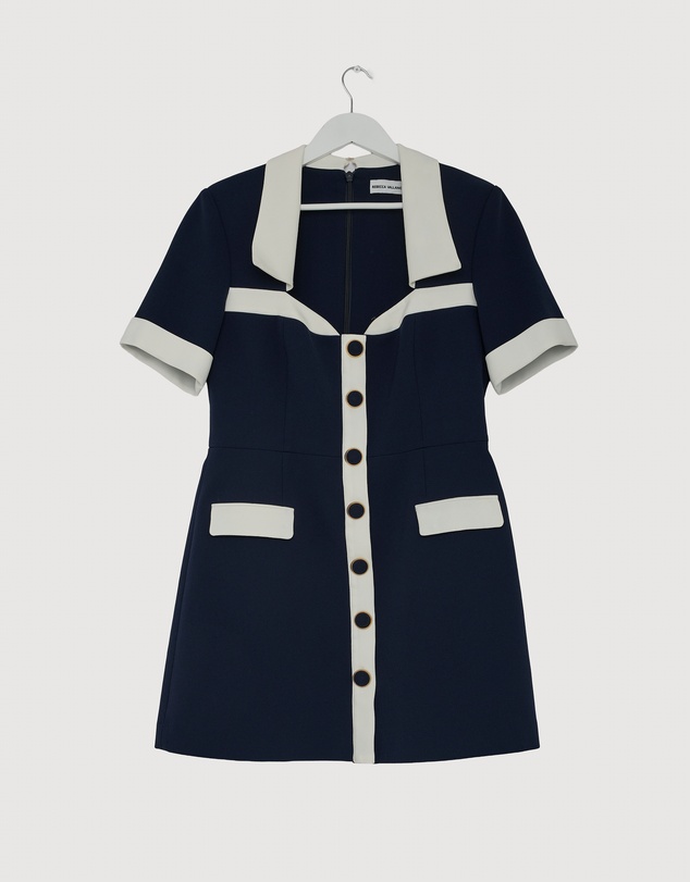 Revibe - Repaired Rebecca Vallance Ula Mini Dress - AU 14