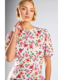 Glamorous - Round Neck Mini Drerss