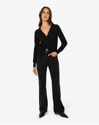 Forcast - Nicolette V-Neck Knit Cardigan