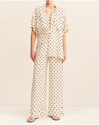 Shona Joy - Houston Side Split Short Sleeve Shirt