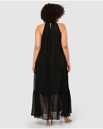 Pink Dusk by Curve Project - Heat Waves Maxi Dress