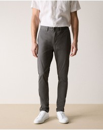 Trenery - Slim Chino Pant in Smoke