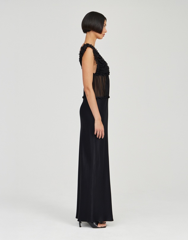 Third Form - Held Floor Length Dress
