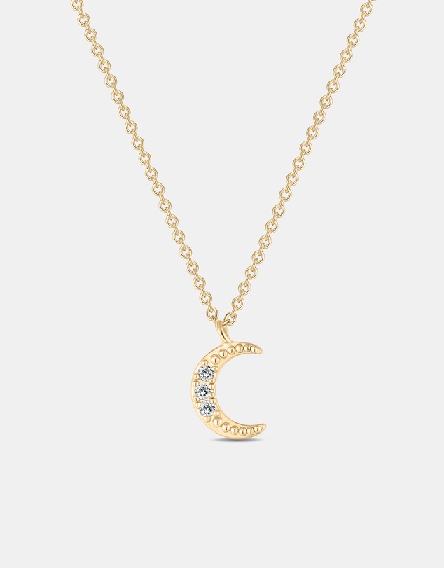 Mestige - Moonlight Shimmer Necklace - 18K Gold Plated