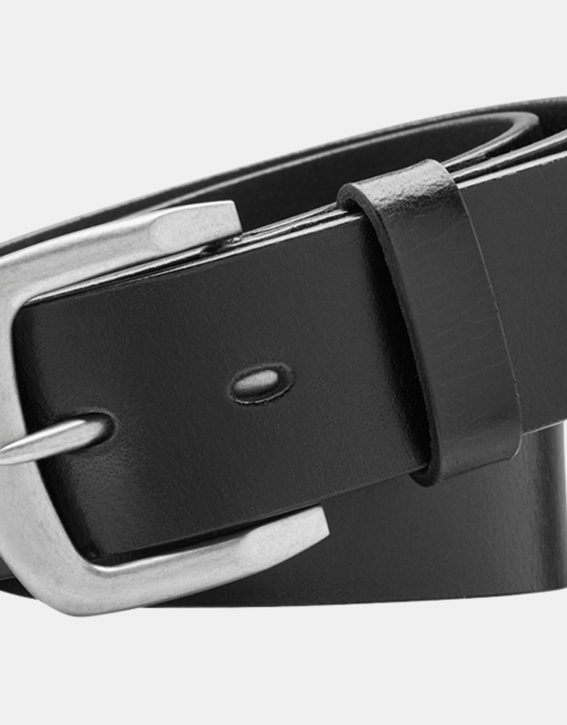Buckle - Bushman. Australian Made Full Grain Natural Leather Belt. 38mm width.