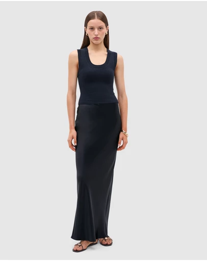 Seed Heritage - Satin Column Skirt