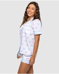 Sant And Abel - Women's Tennis Bows Short PJ Set